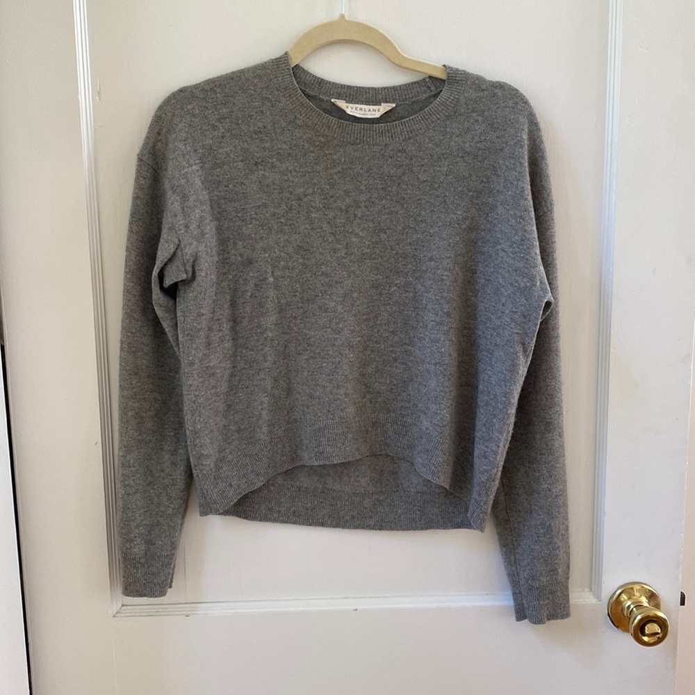 Everlane cropped cashmere sweater size xs